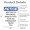 Signmission Meeting In Progress Knock If You, 10 in W x Rectangle, Aluminum OS-2PACK-NS-A-1014-V-14198 - alternate 5